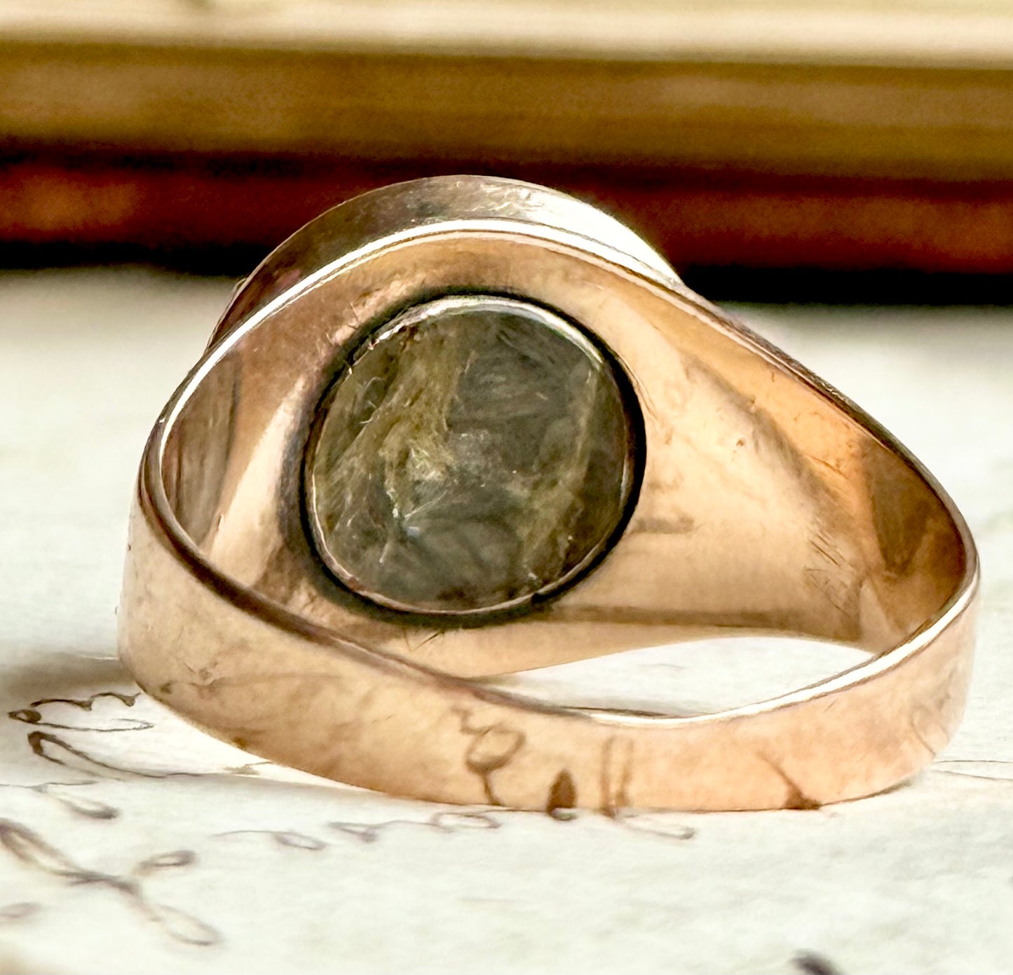 Georgian Rose Cut Diamond & Enamel Cluster Ring, Circa 1830
