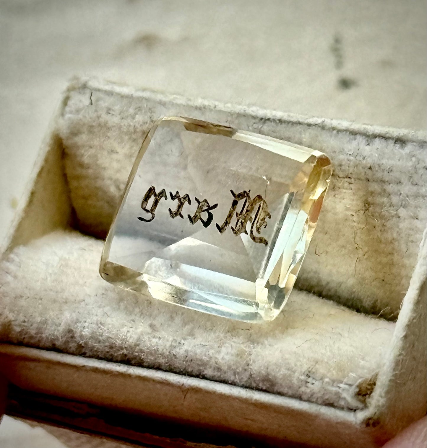 Victorian Mary Citrine Loose Intaglio