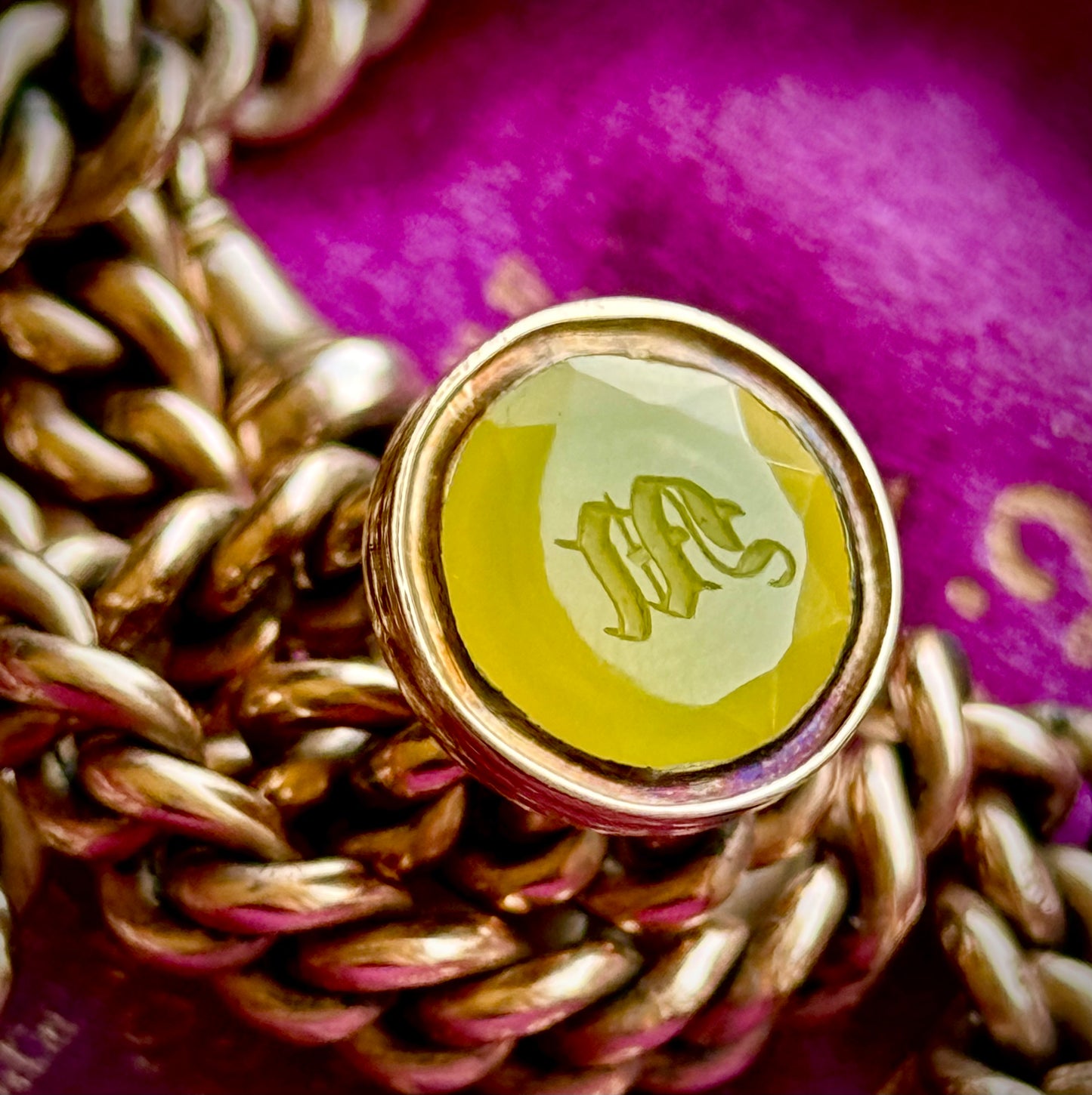 Victorian Intaglio Fob in 9 Carat Gold; Circa 1890
