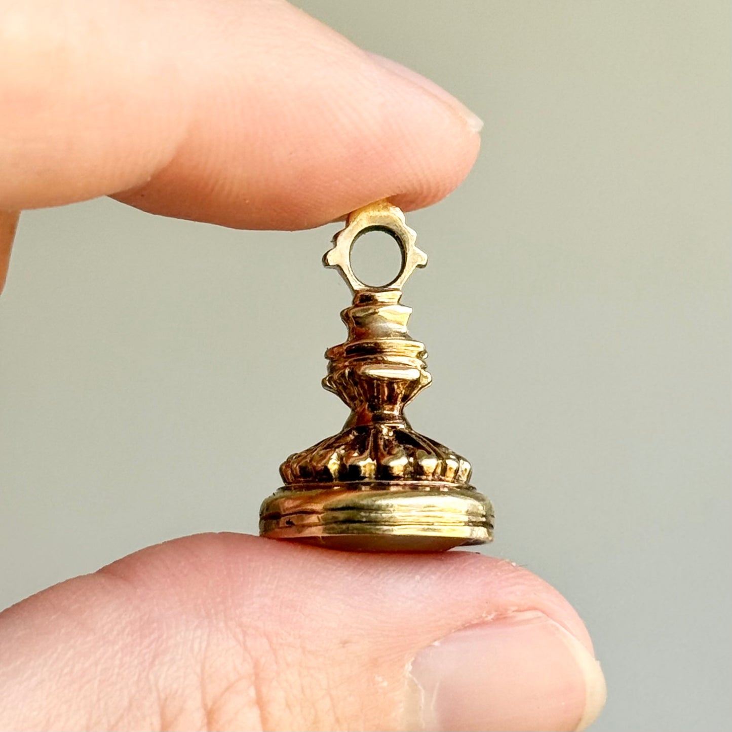 Victorian Intaglio Fob in 9 Carat Gold; Circa 1890