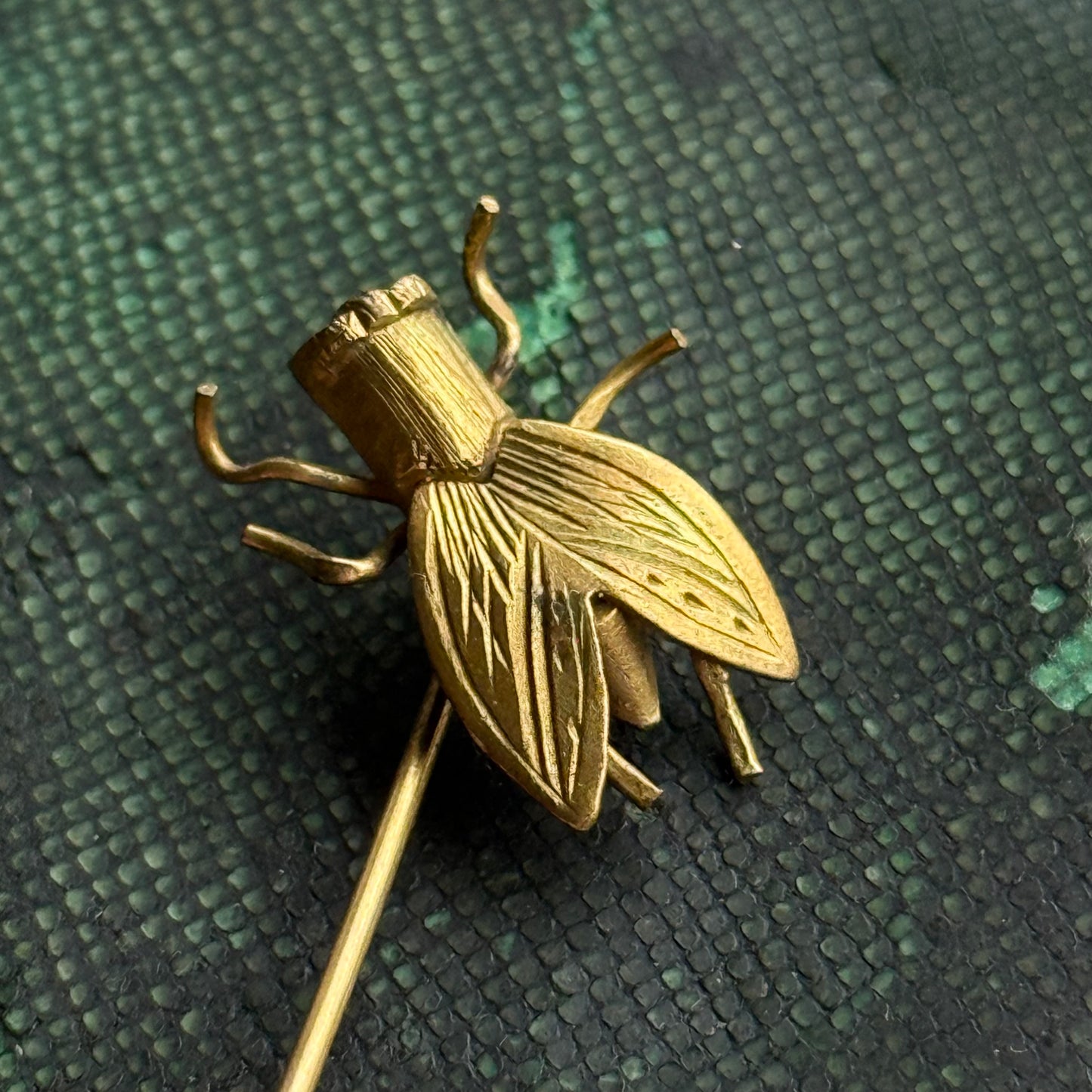 Antique Victorian Novelty House Fly Pin