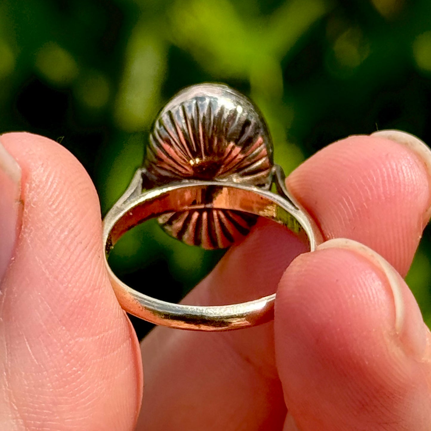 Antique Bird Intaglio Carnelian Ring; Circa 1860