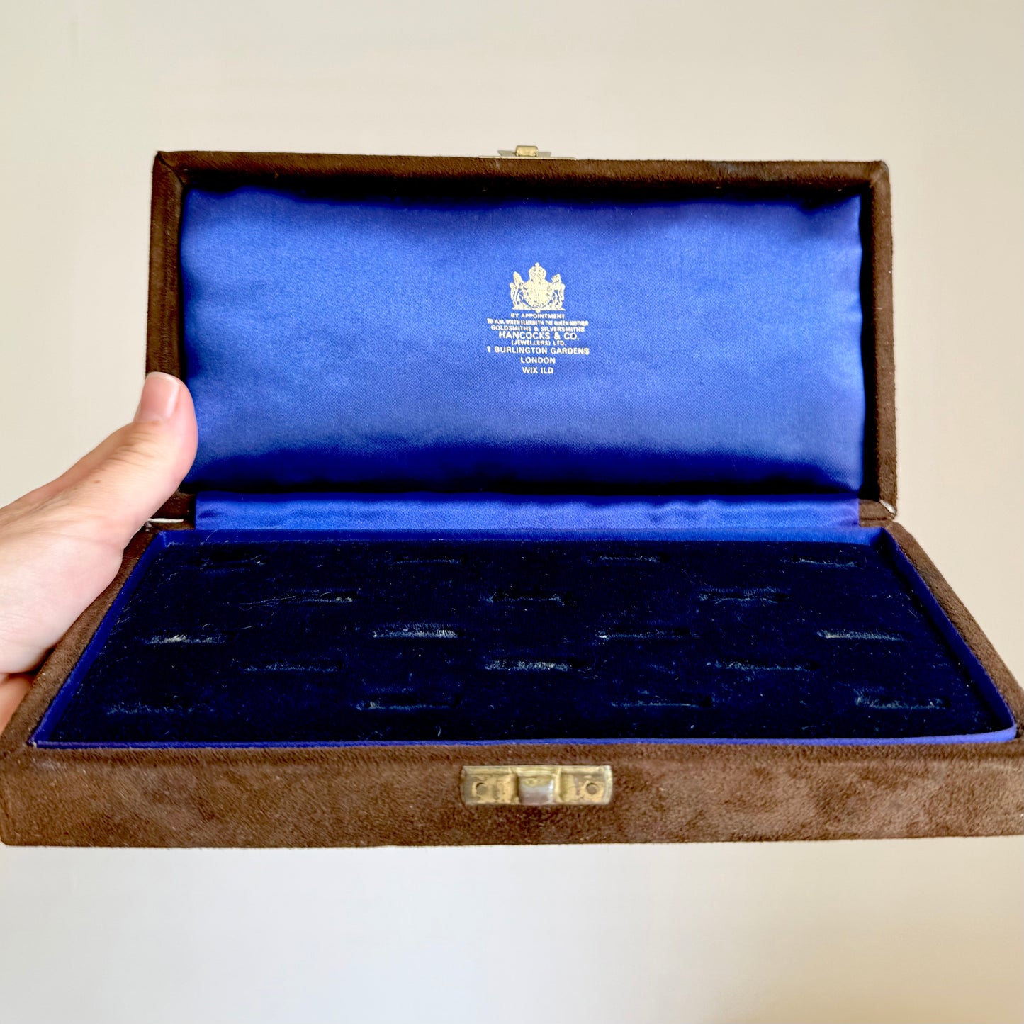 Antique Ring Display Box by Hanson & Co, London; Circa 1900