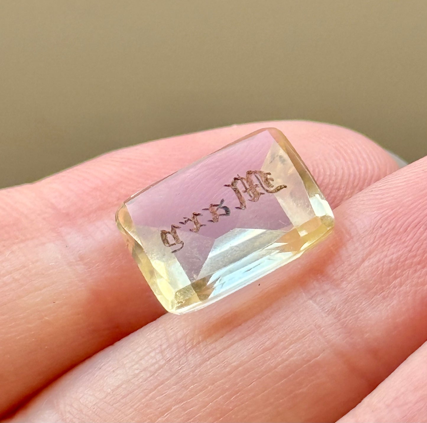 Victorian Mary Citrine Loose Intaglio