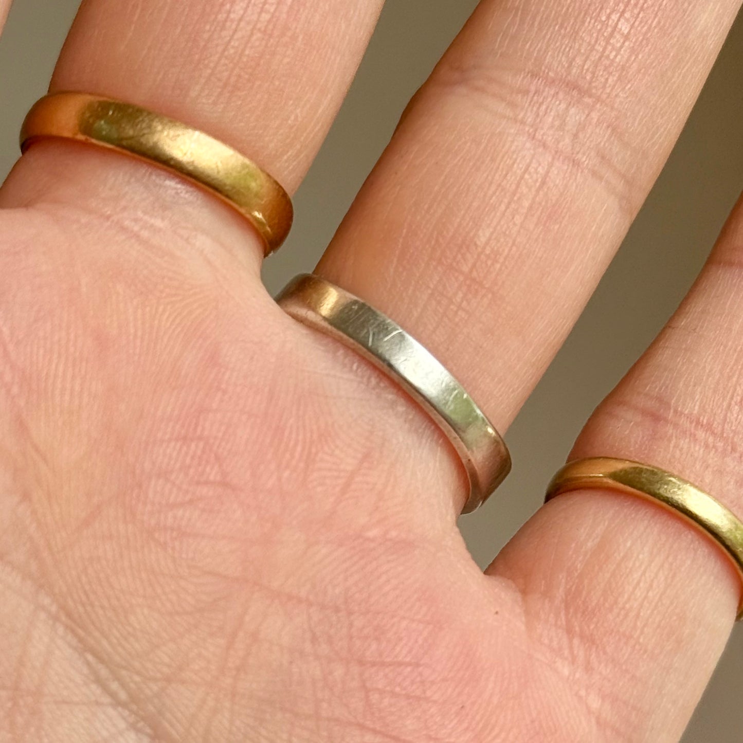Victorian 'Fanny' Enamel Ring In Silver; Circa 1879