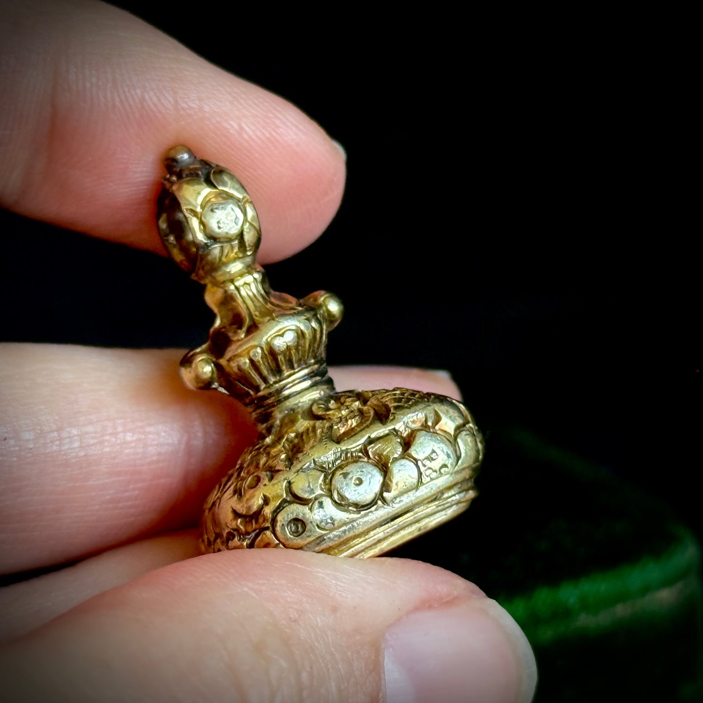 Antique Victorian Carnelian Intaglio Pendant