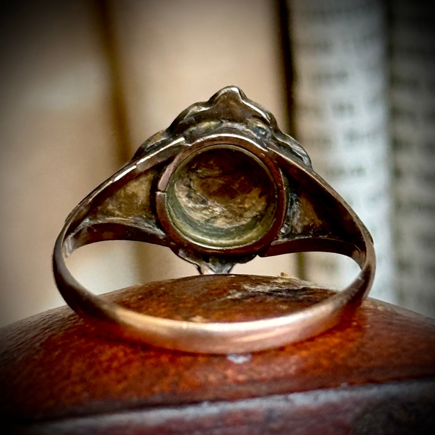 Early Victorian Paste Cluster in 9 Carat Rose Gold; Circa 1850
