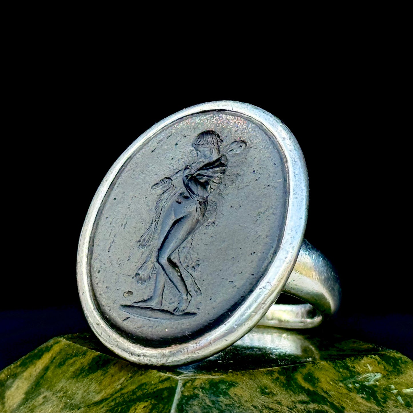 Georgian Hercules Intaglio Ring; Circa 1790