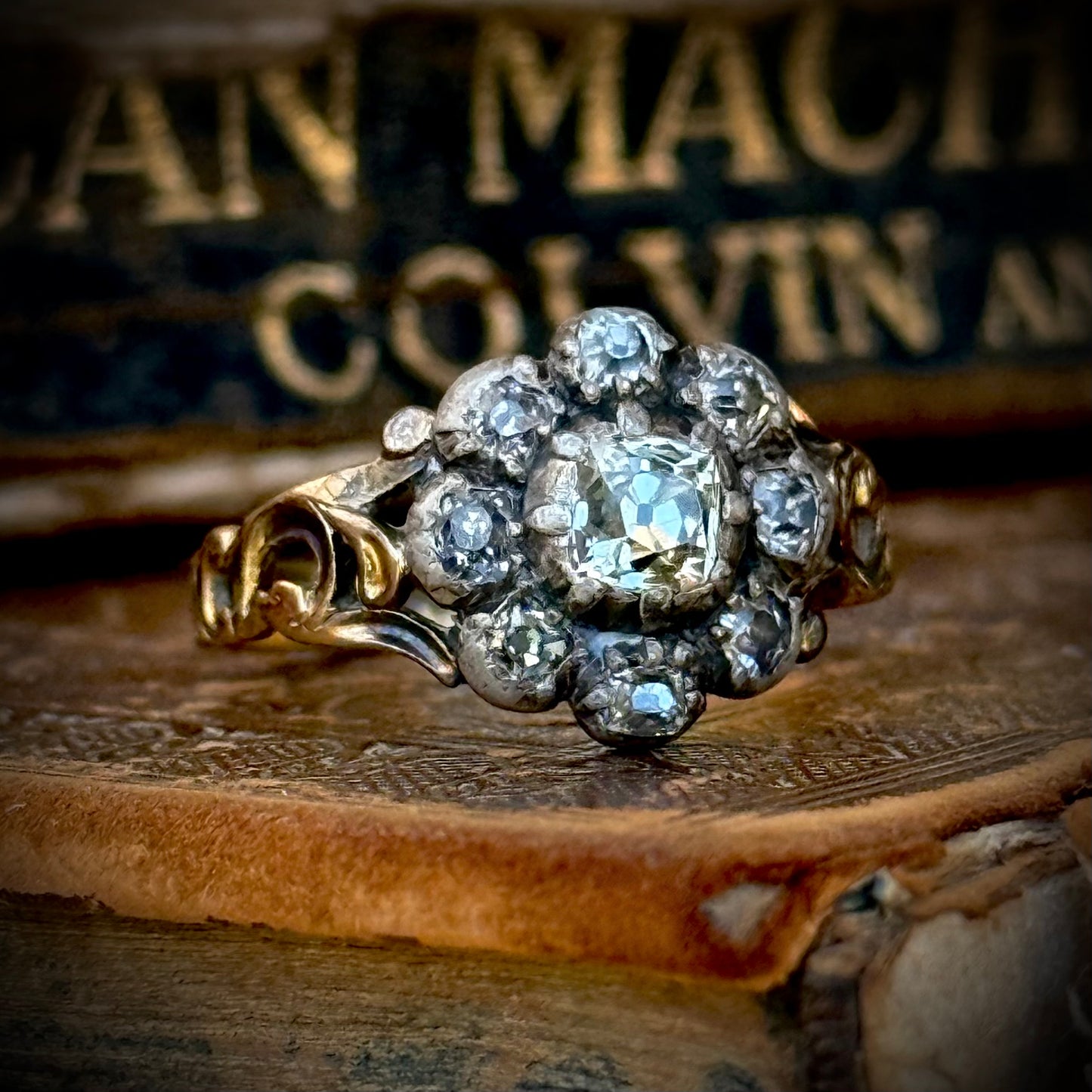 Antique Georgian Diamond Cluster Ring