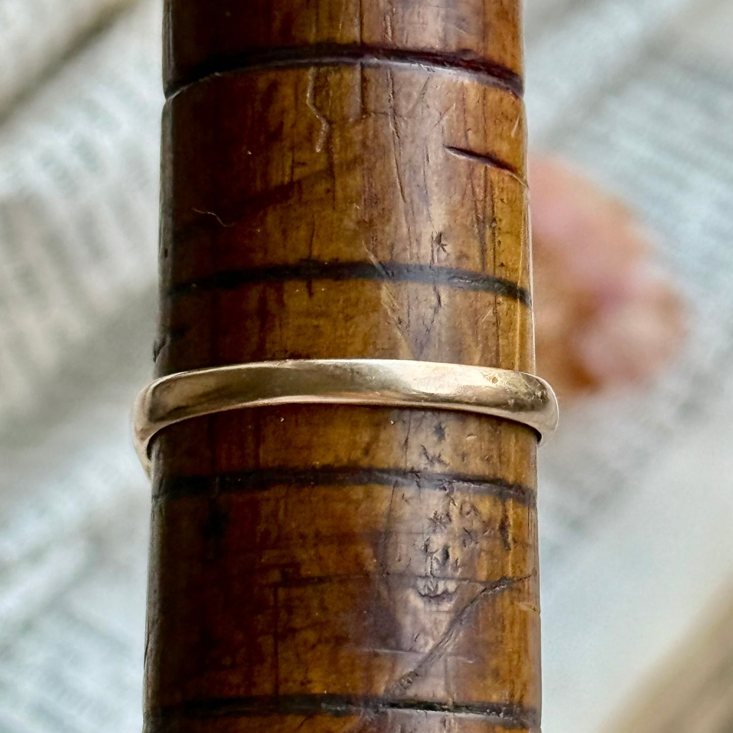 Sardonyx Monogram Signet Ring in 9 Carat Gold; Circa 1900