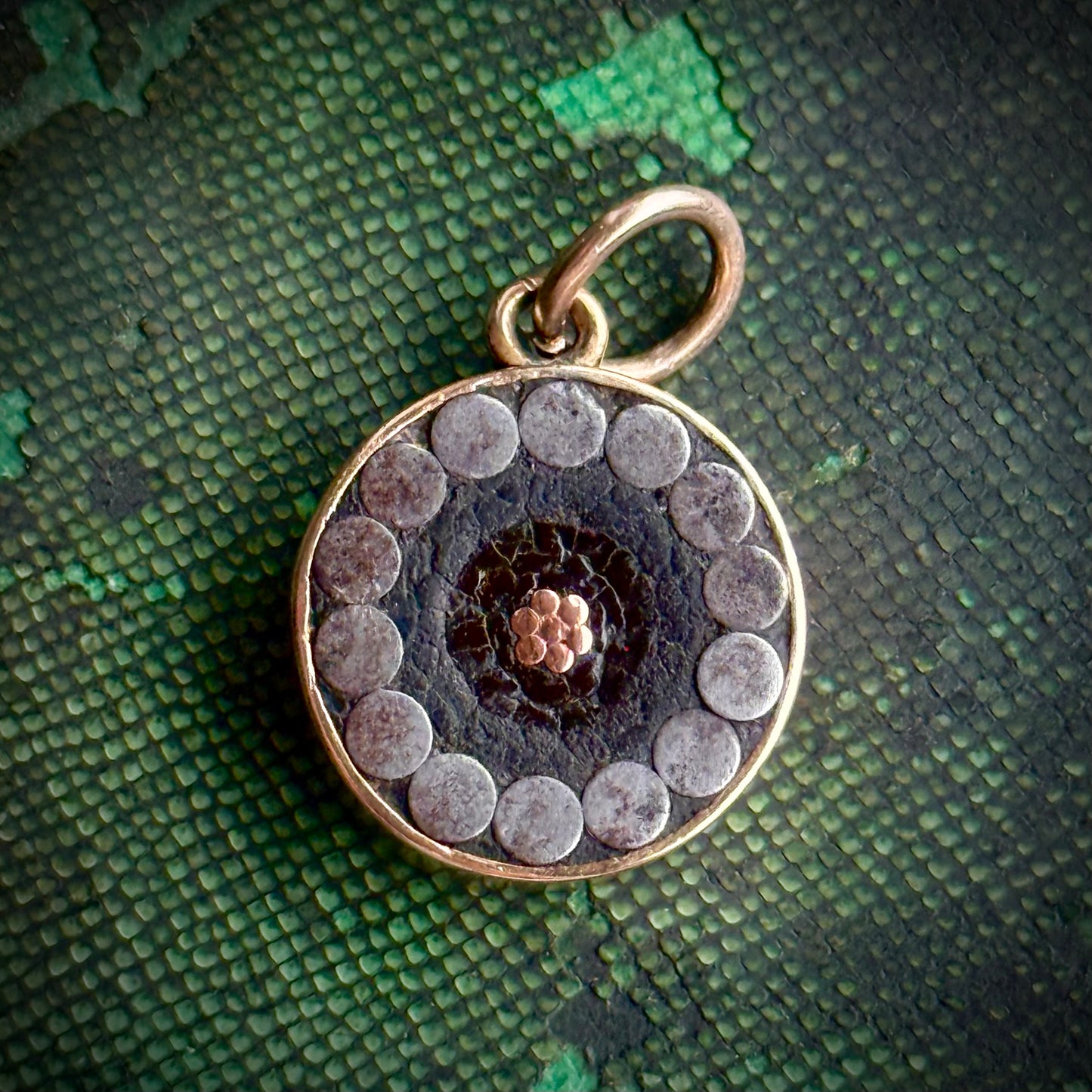 Antique Transatlantic Telegraph Souvenir Pendant in 9 Carat Gold