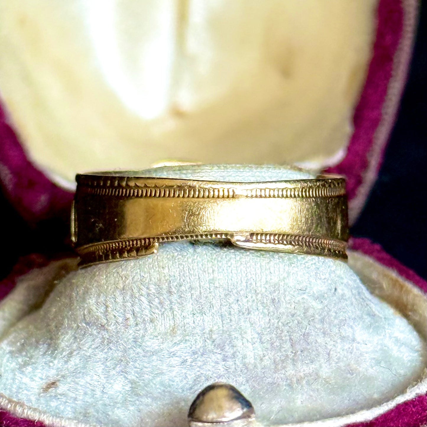 Victorian Diamond Mizpah Ring in 18 Carat Gold; Circa 1886