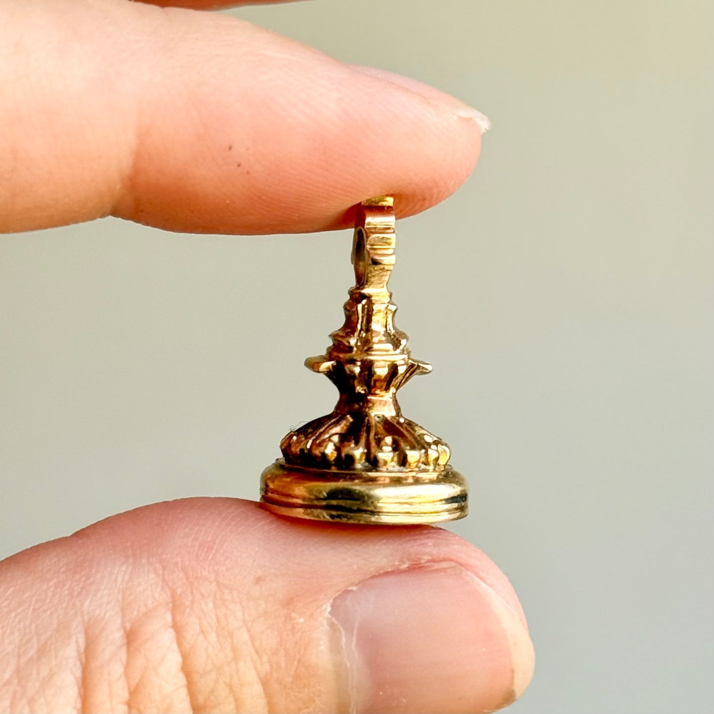Victorian Intaglio Fob in 9 Carat Gold; Circa 1890