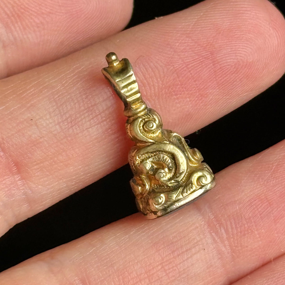 Georgian Ship Intaglio Fob Pendant; Circa 1830