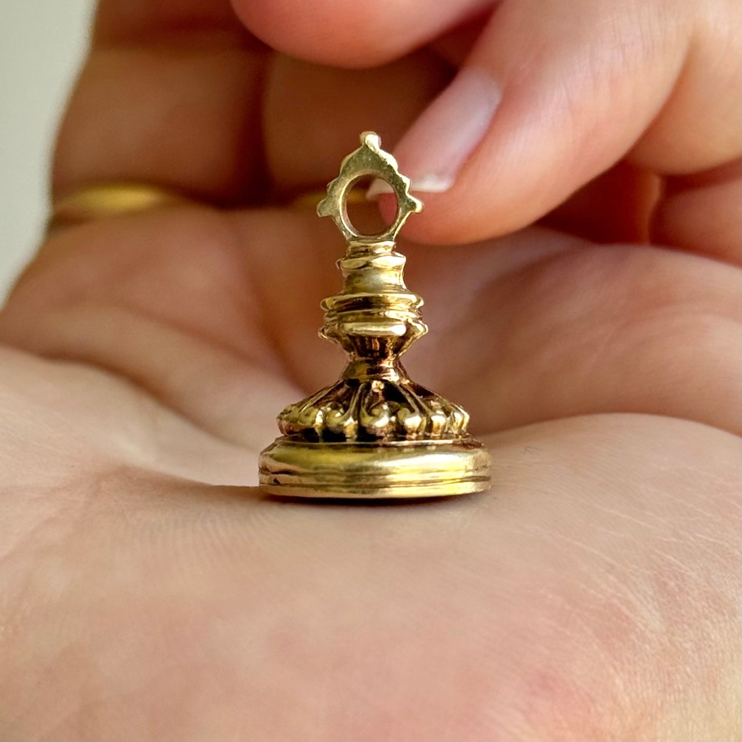 Victorian Intaglio Fob in 9 Carat Gold; Circa 1890