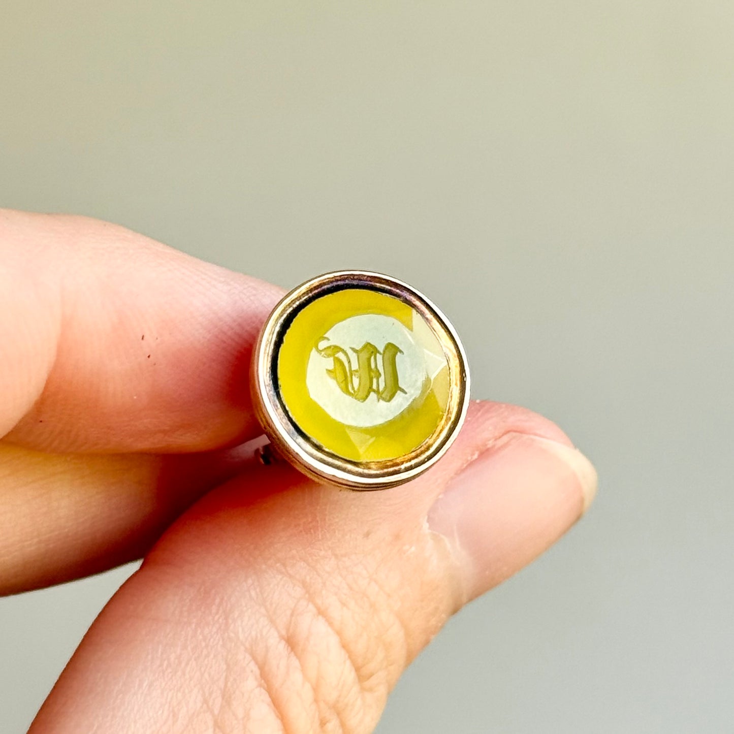 Victorian Intaglio Fob in 9 Carat Gold; Circa 1890