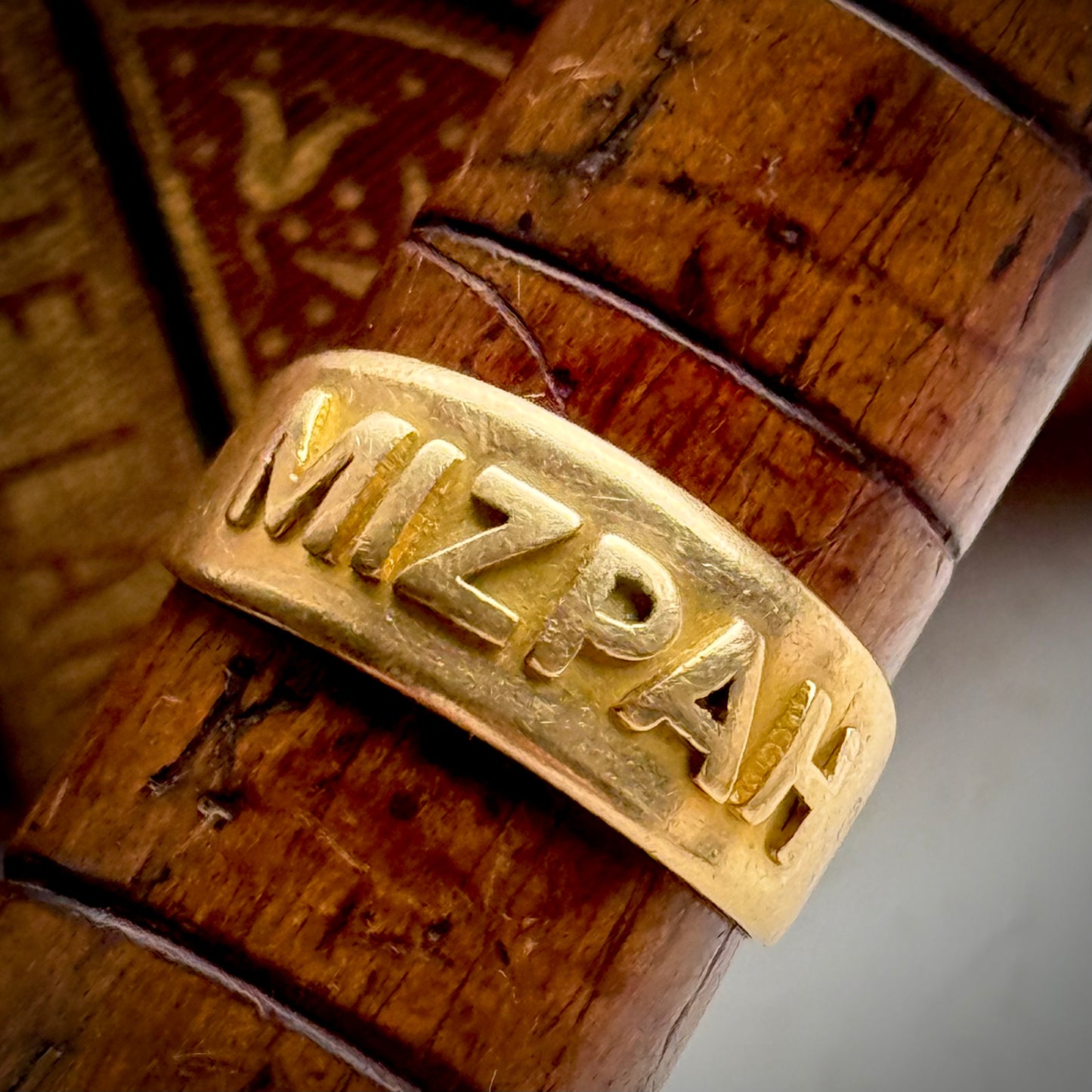Victorian Mizpah Ring Created In 18 Carat Gold; Circa 1882