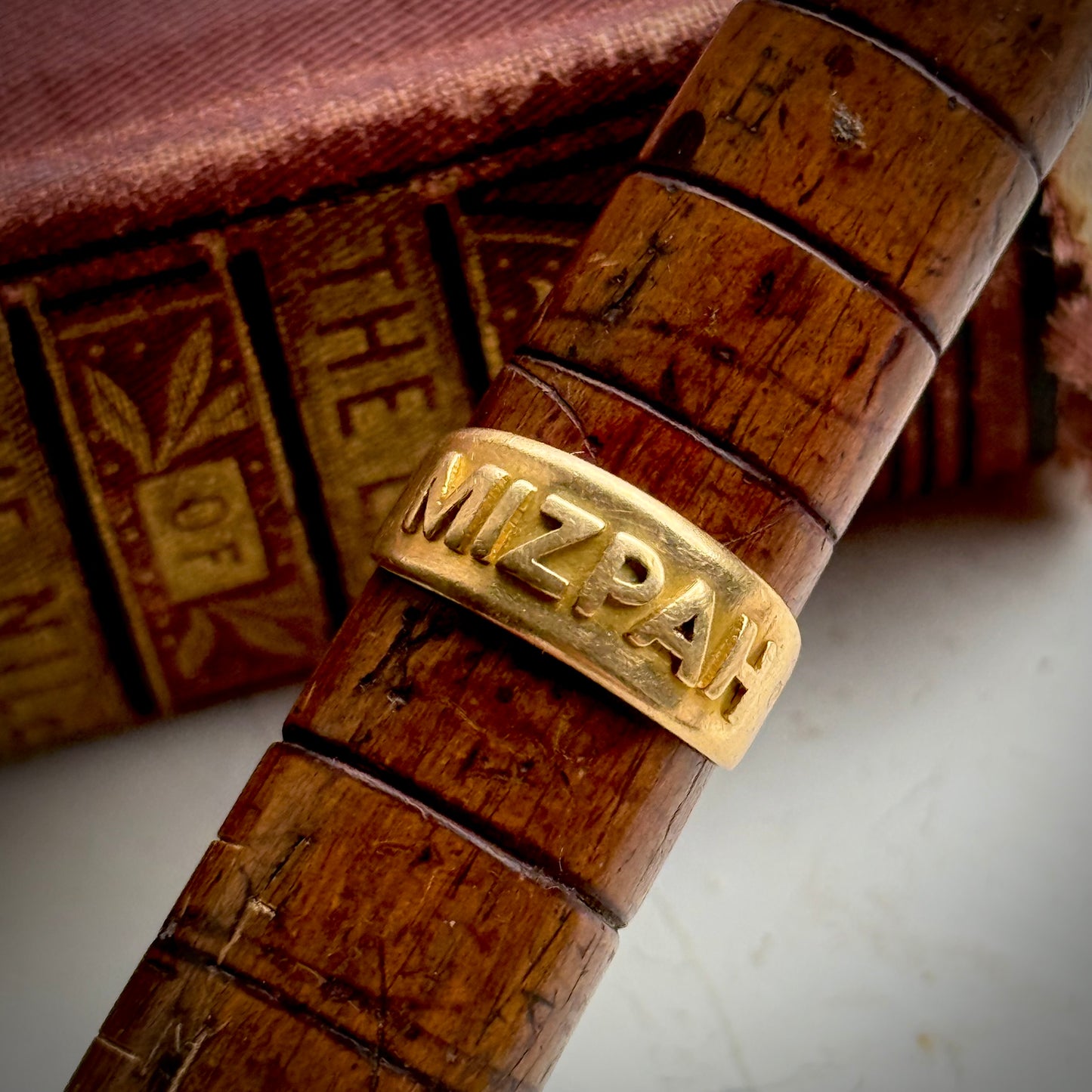 Victorian Mizpah Ring Created In 18 Carat Gold; Circa 1882