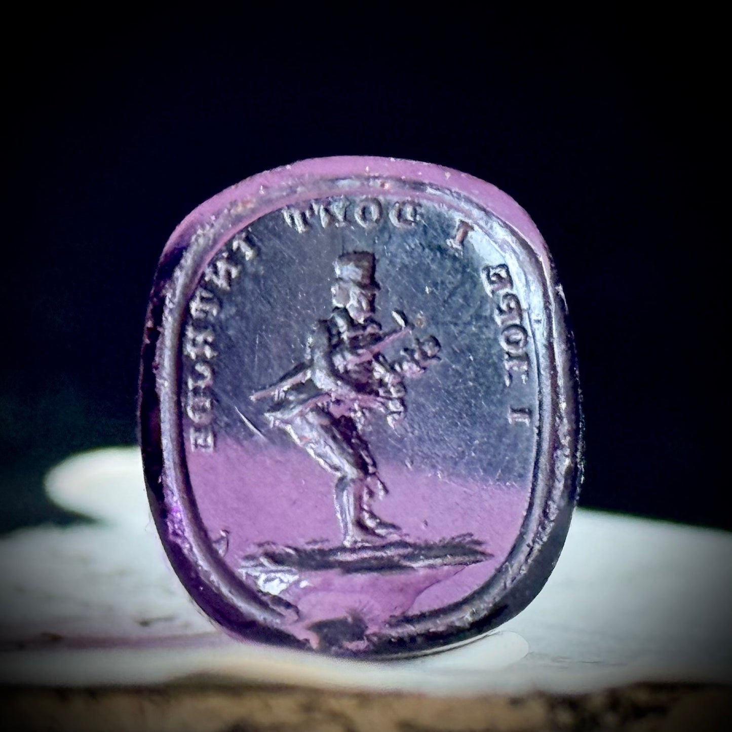 Antique Georgian Loose Glass Intaglio; Circa 1820