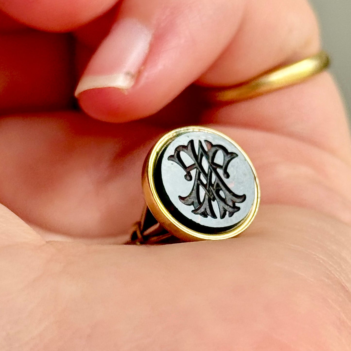 Victorian Intaglio Fob in 15 Carat Gold; Circa 1890