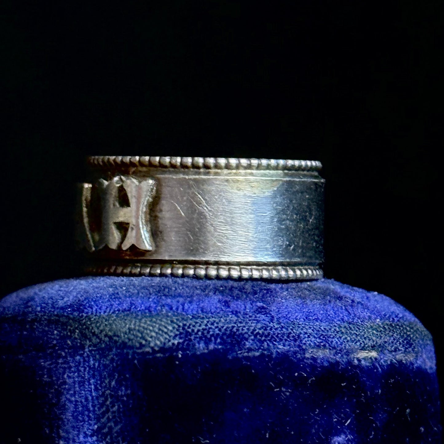 Victorian Sterling Silver 'Mizpah' Ring; Circa 1892