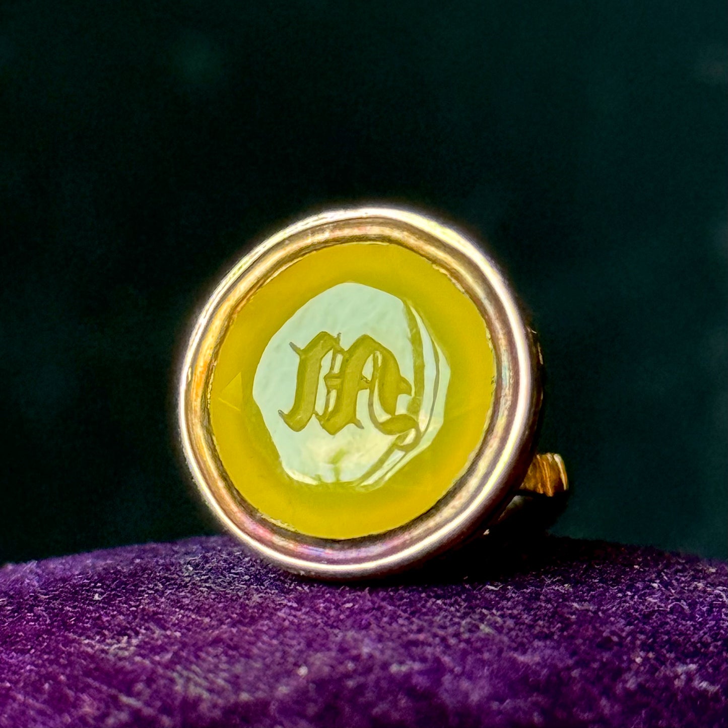 Victorian Intaglio Fob in 9 Carat Gold; Circa 1890