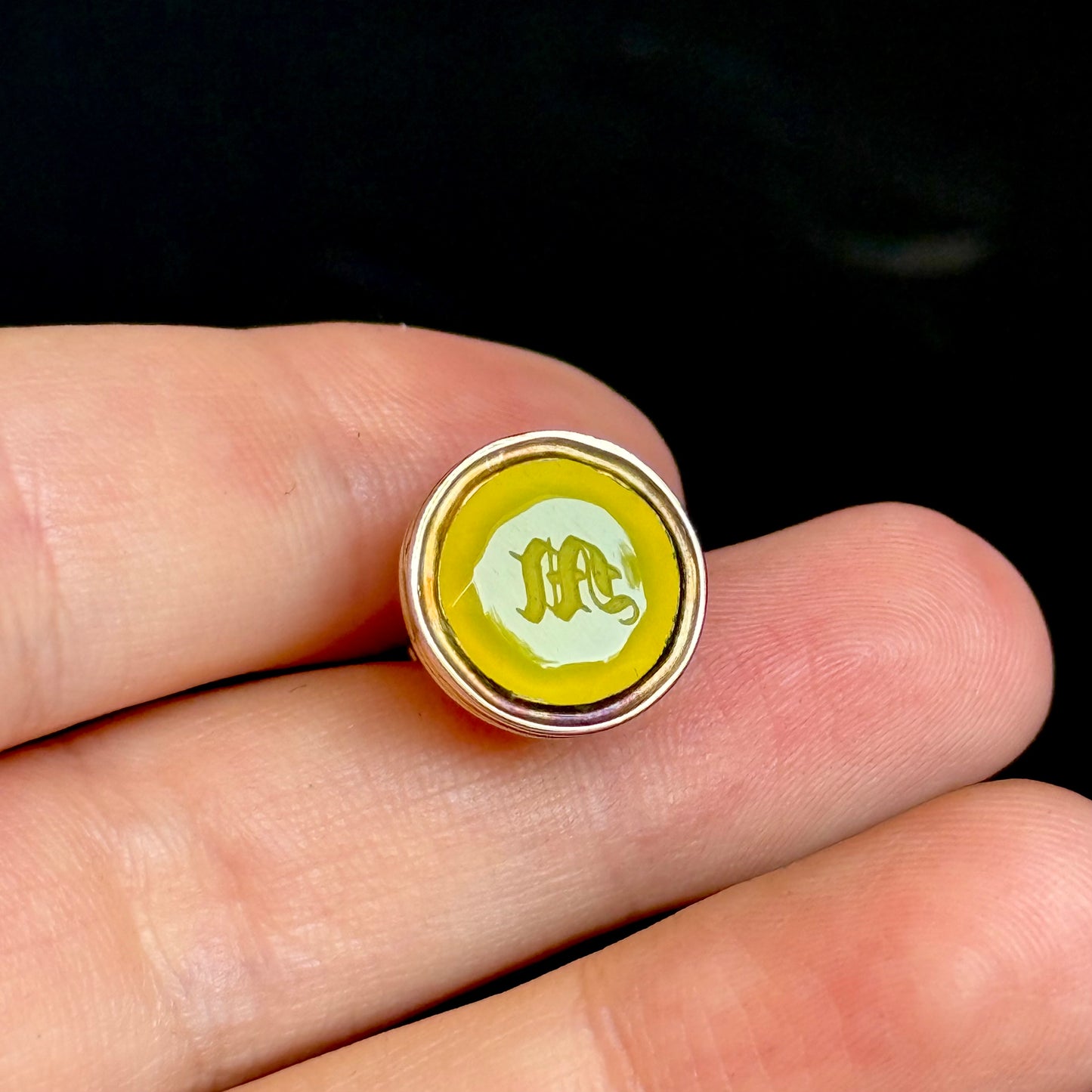 Victorian Intaglio Fob in 9 Carat Gold; Circa 1890