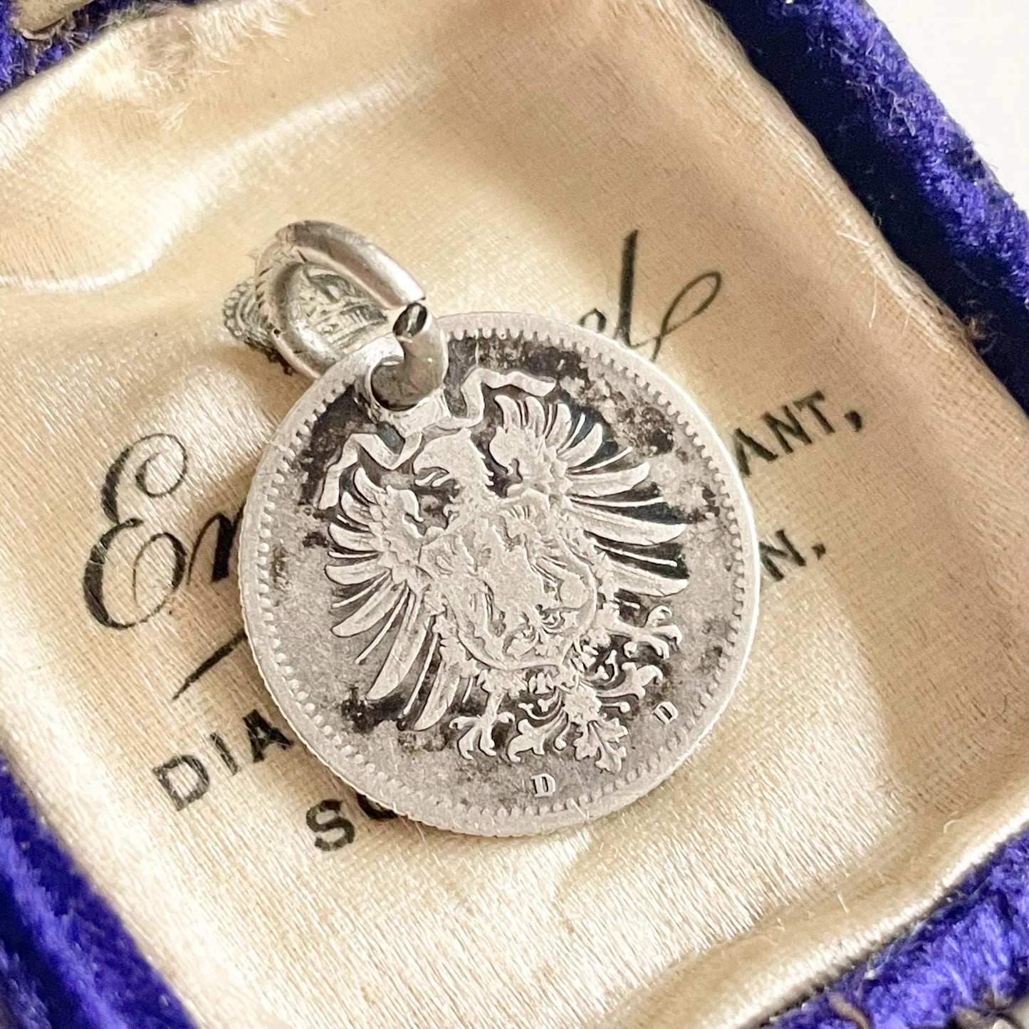 Victorian Love Token ‘Grete Coin Pendant; circa 1890
