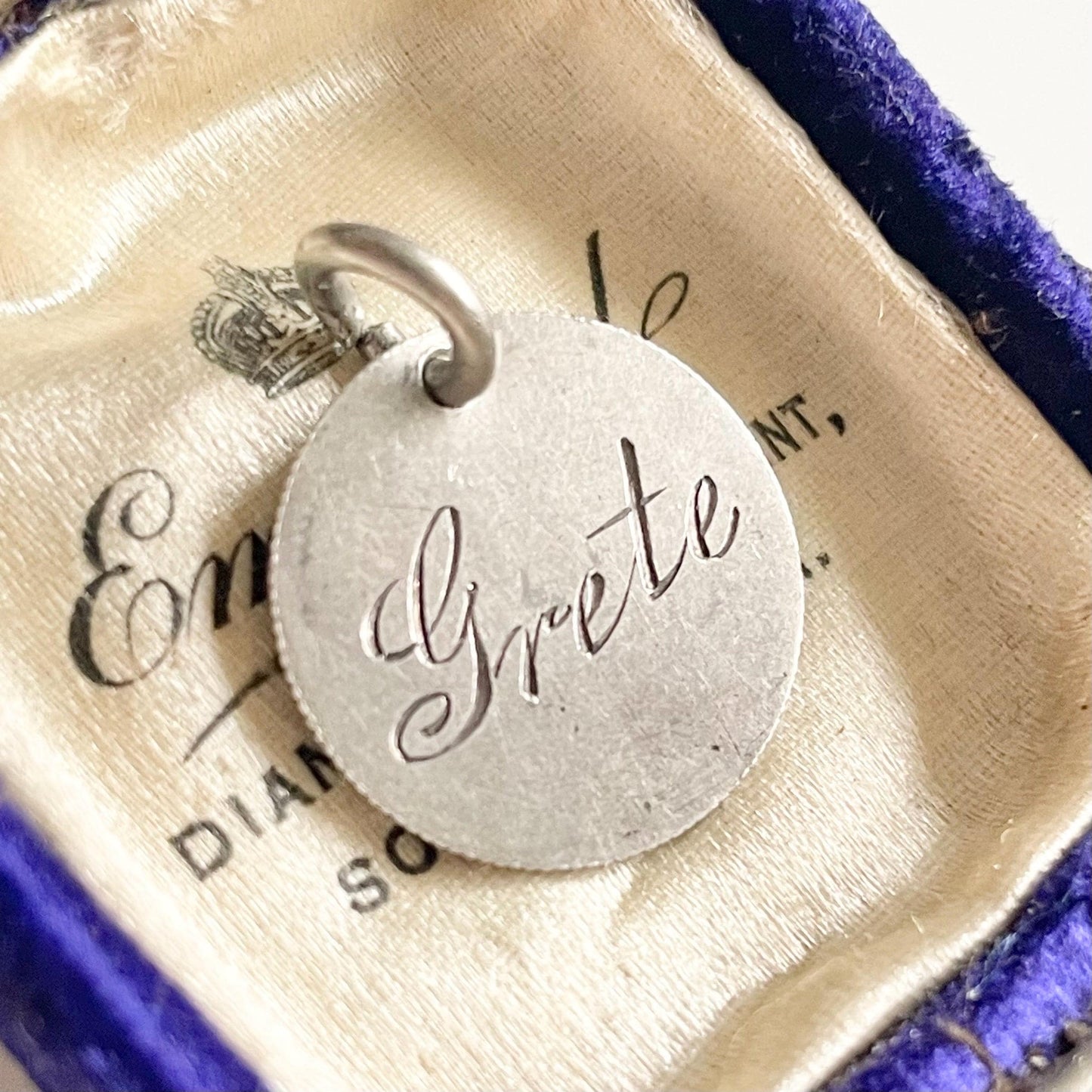 Victorian Love Token ‘Grete Coin Pendant; circa 1890