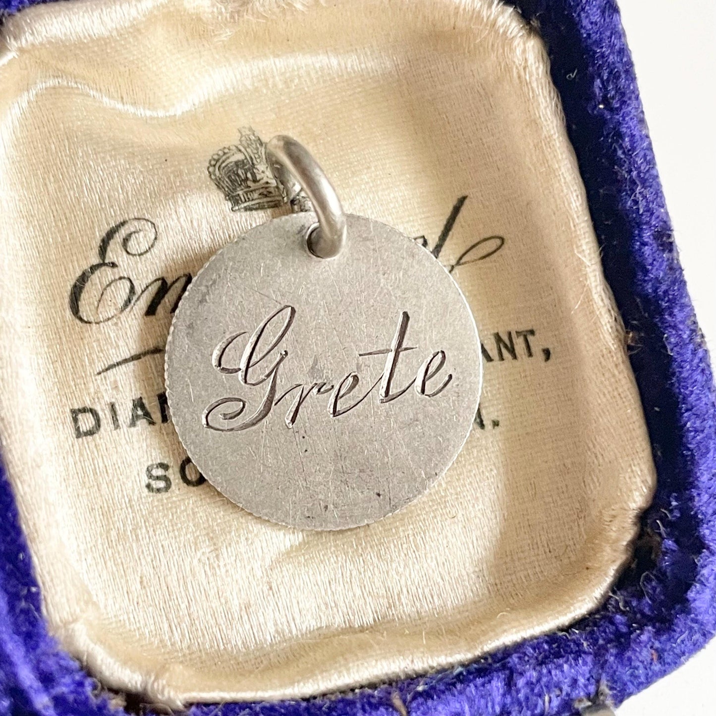 Victorian Love Token ‘Grete Coin Pendant; circa 1890