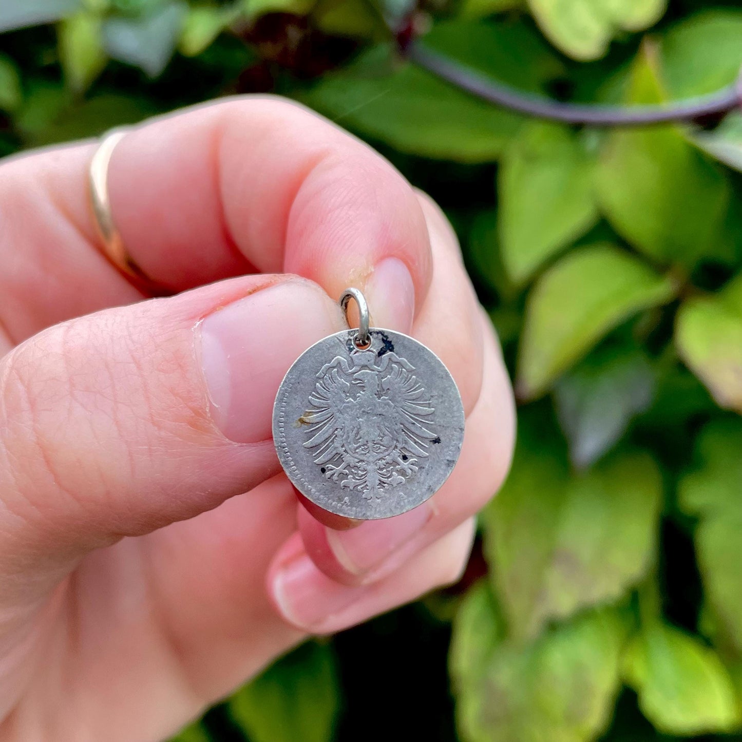 Victorian Love Token ‘Nellie Coin Pendant; circa 1890