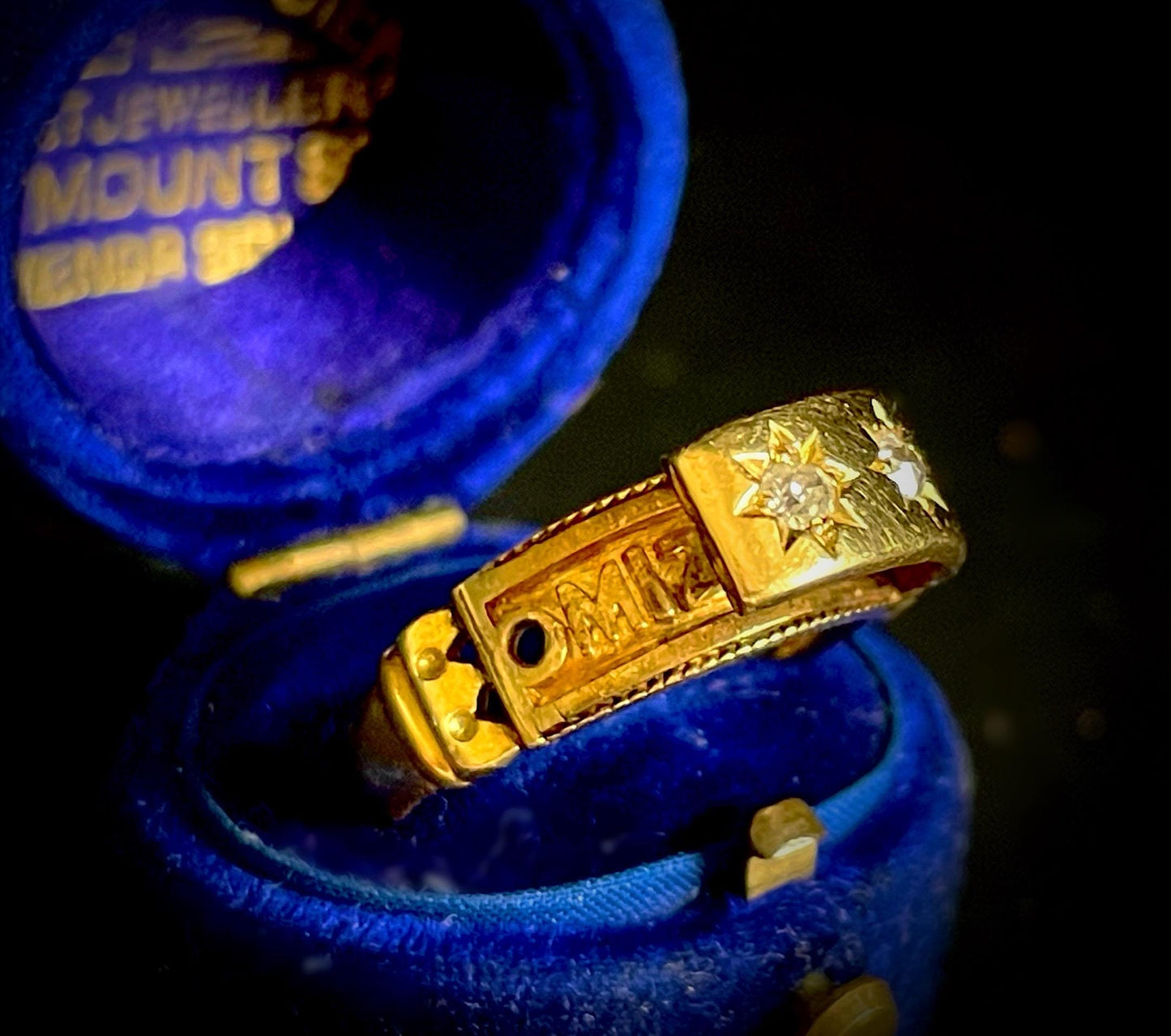Antique Diamond Secret Compartment 'MIZPAH' Ring Created In 18 Carat Gold; Circa 1870