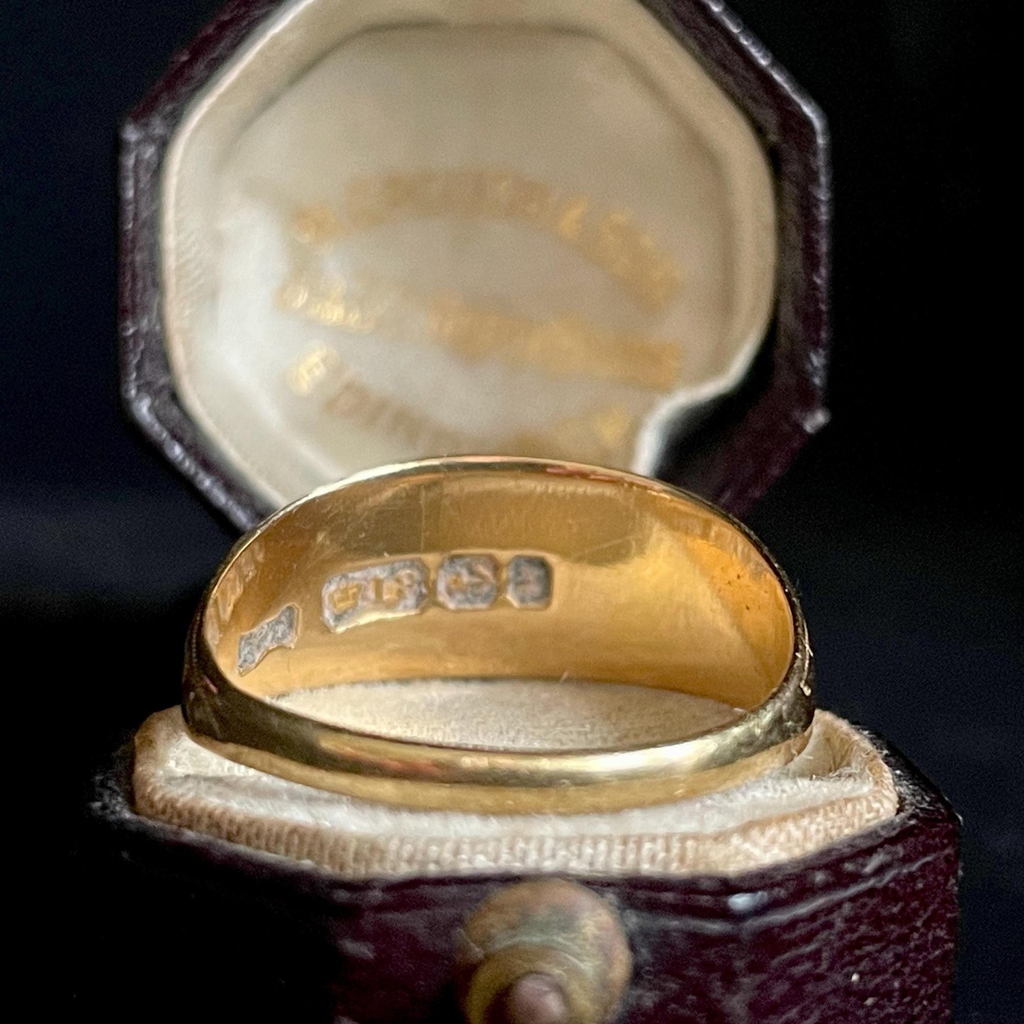 Victorian Mizpah Ring Created In 18 Carat Gold; Circa 1897