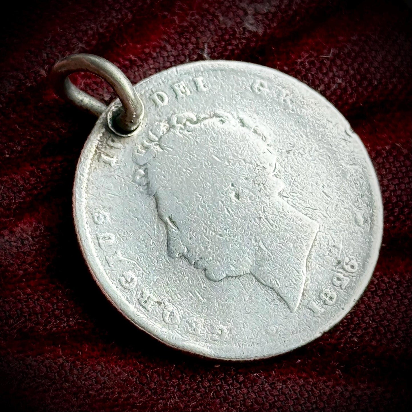 Georgian Love Token ‘TO' Coin Pendant; Circa 1826
