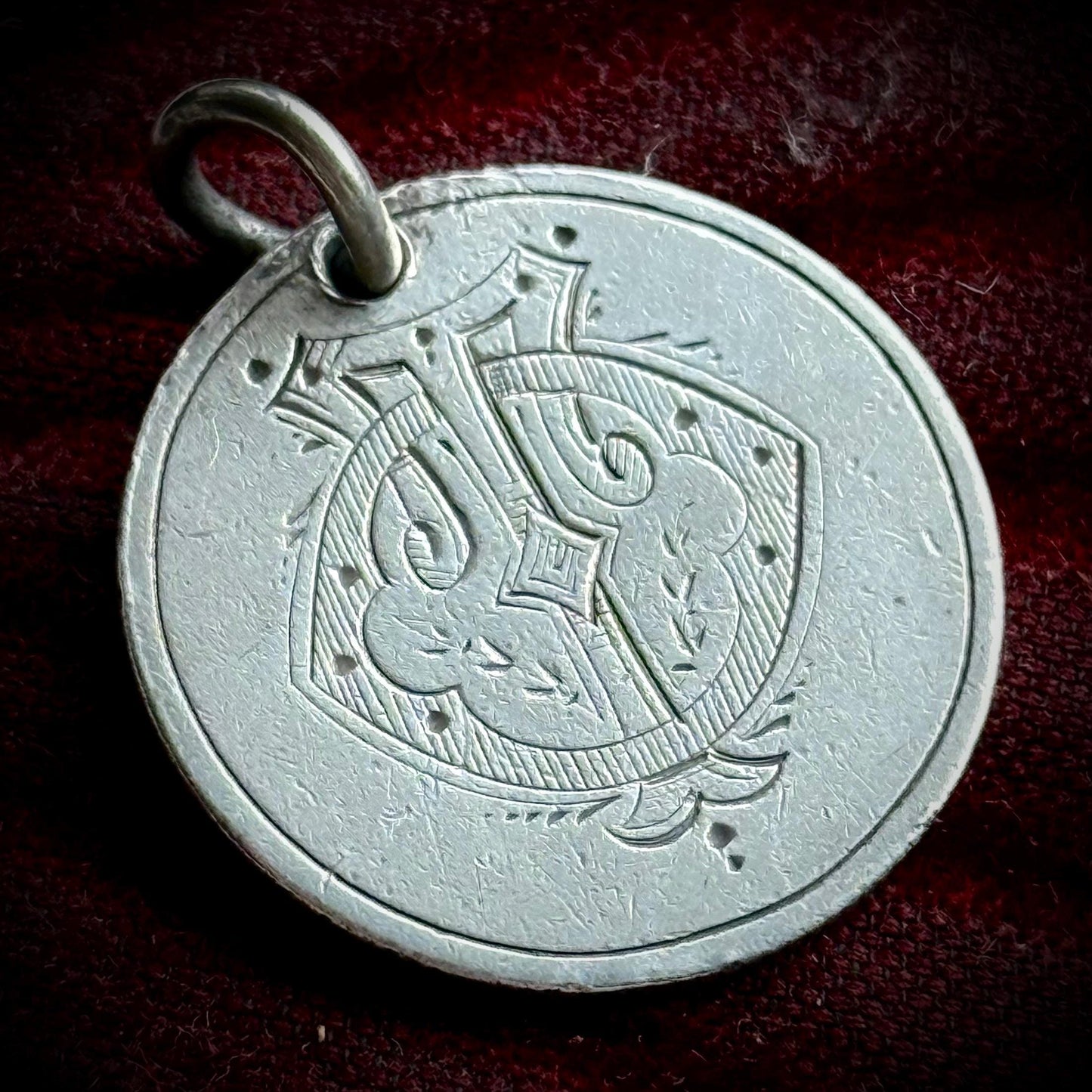 Georgian Love Token ‘TO' Coin Pendant; Circa 1826