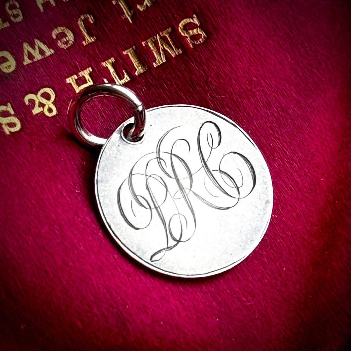Victorian Love Token ‘DRC' Coin Pendant; Circa 1899