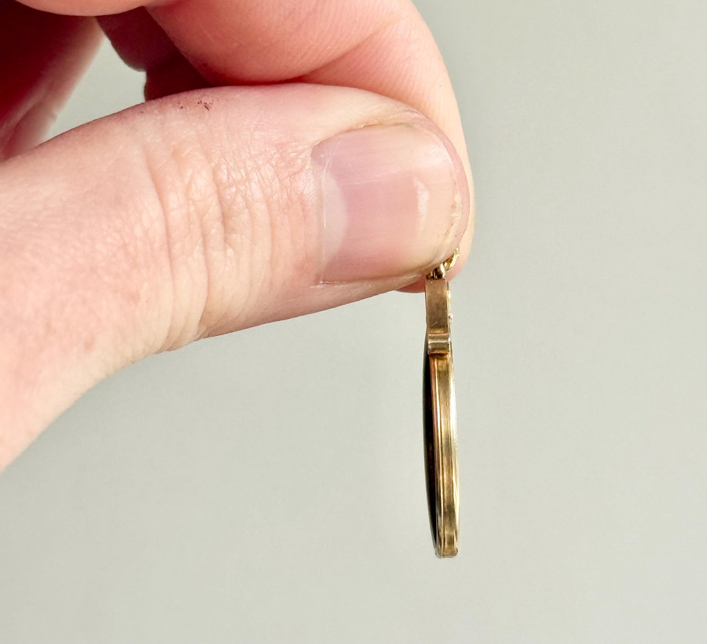 Rare 1930's George V Love Token Coin Pendant in 9 Carat Gold