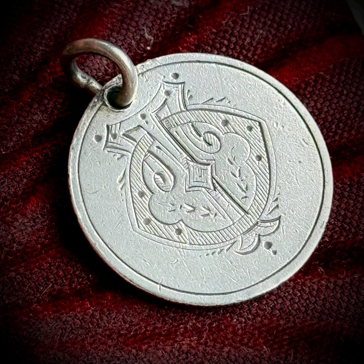 Georgian Love Token ‘TO' Coin Pendant; Circa 1826