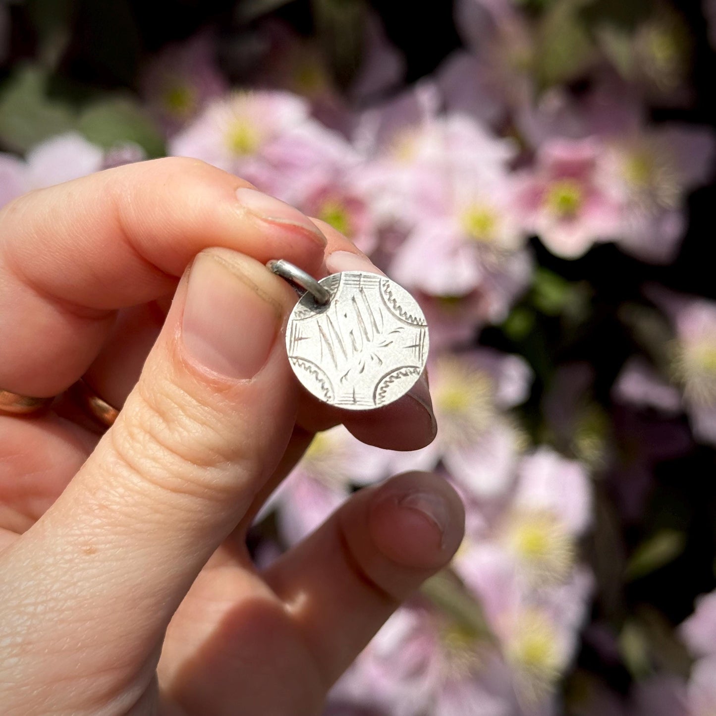 Victorian Love Token 'Will' Coin Pendant; Circa 1850
