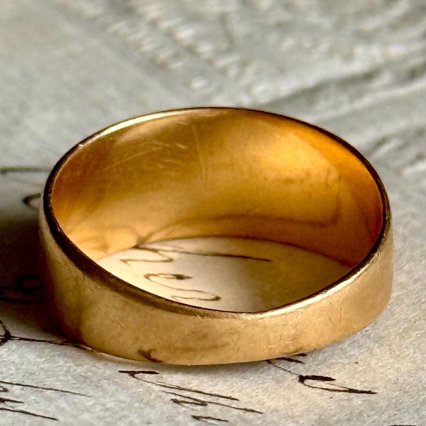Victorian Mizpah Ring Created In 18 Carat Gold; Circa 1882