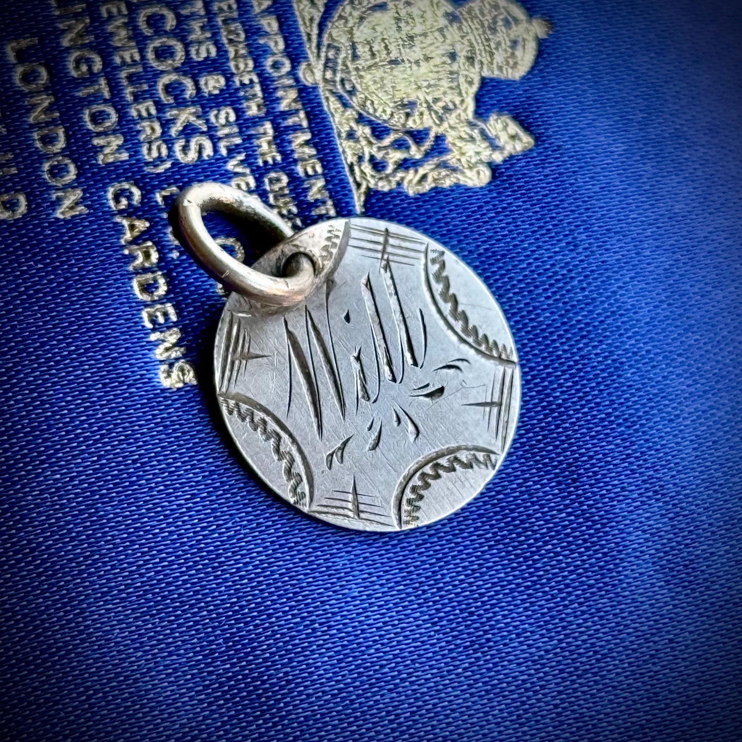 Victorian Love Token 'Will' Coin Pendant; Circa 1850