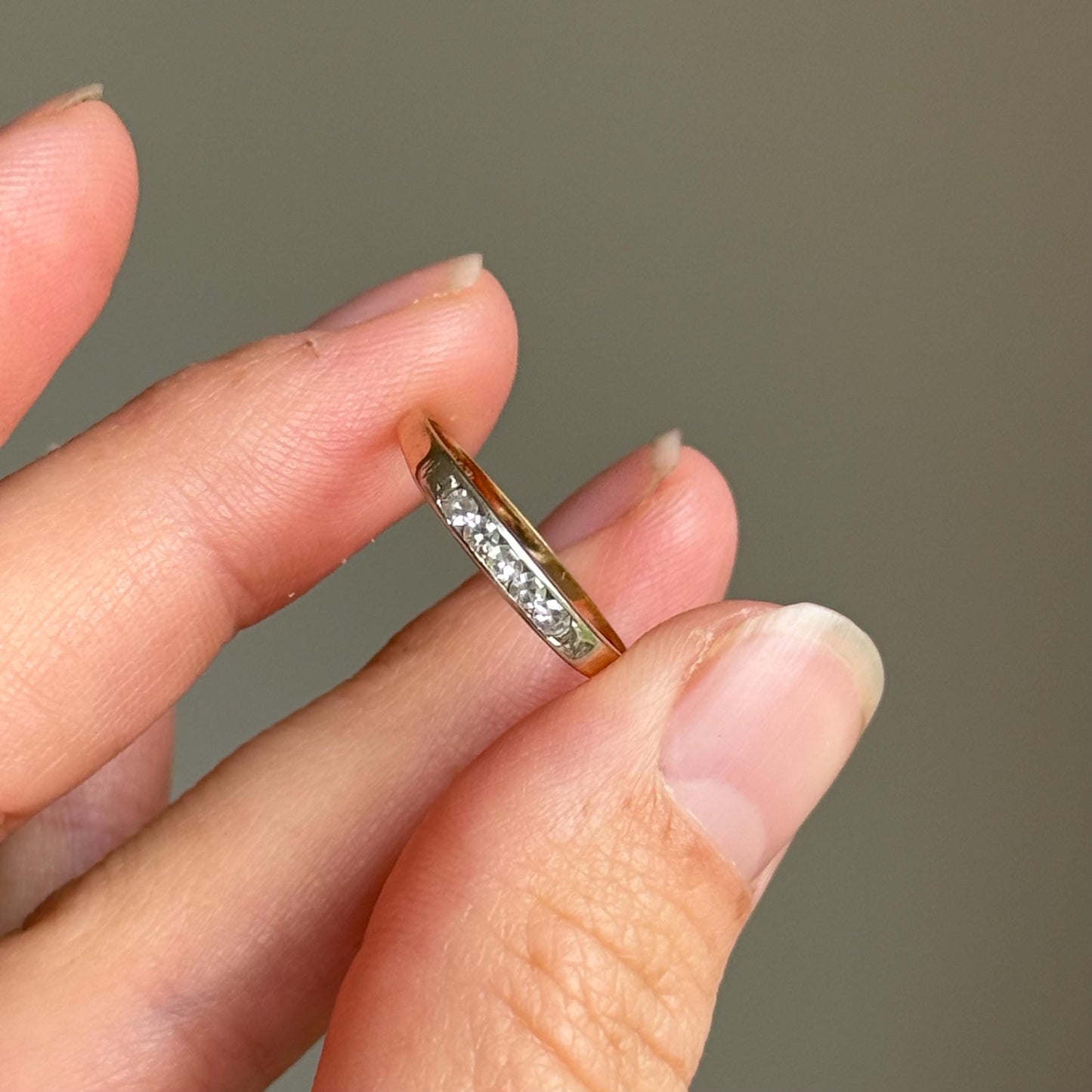 Vintage Five Stone Diamond Ring in 14 Carat Gold