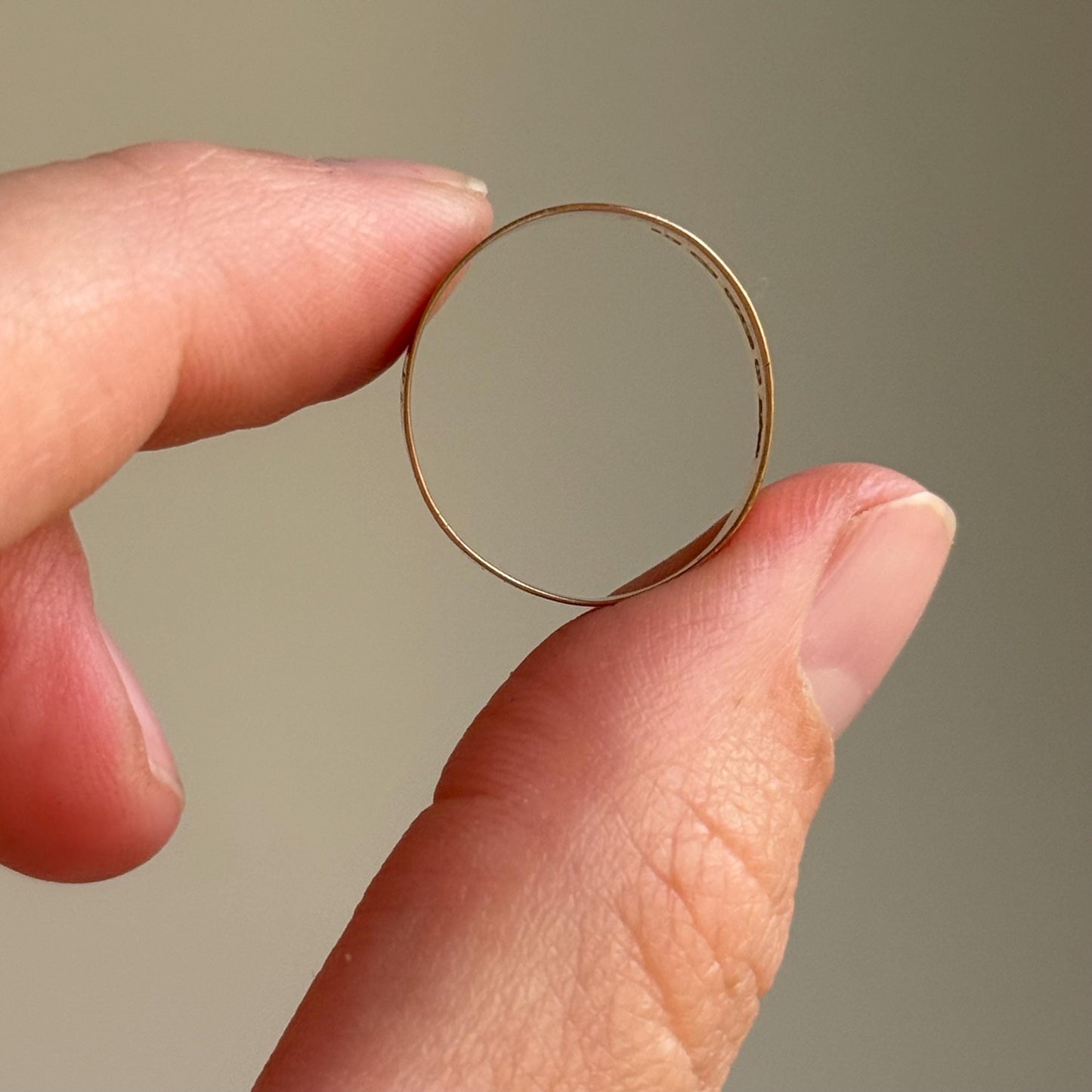 Antique ‘I cling to thee Ring in 9 Carat Rose Gold; Circa 1915