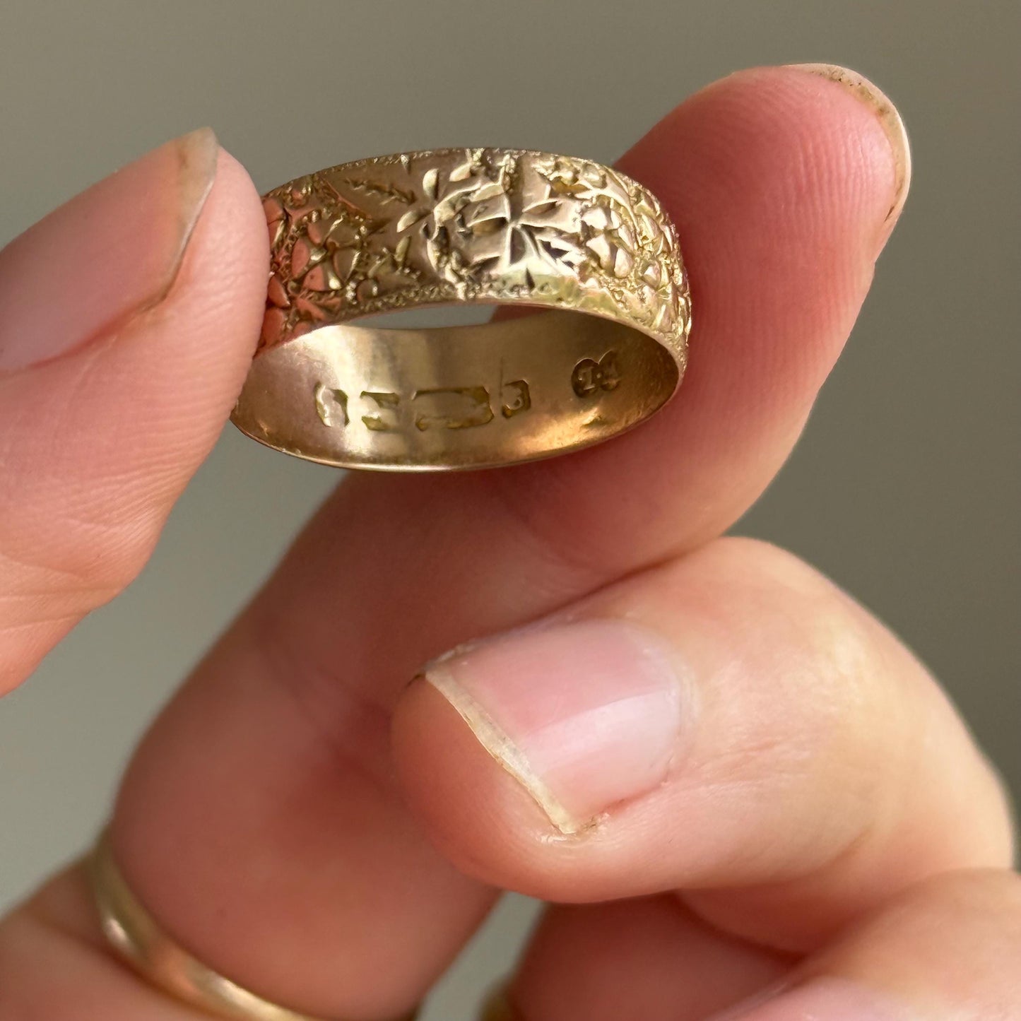 Antique Orange Blossom Ring in 9 Carat Rose Gold, Circa 1915