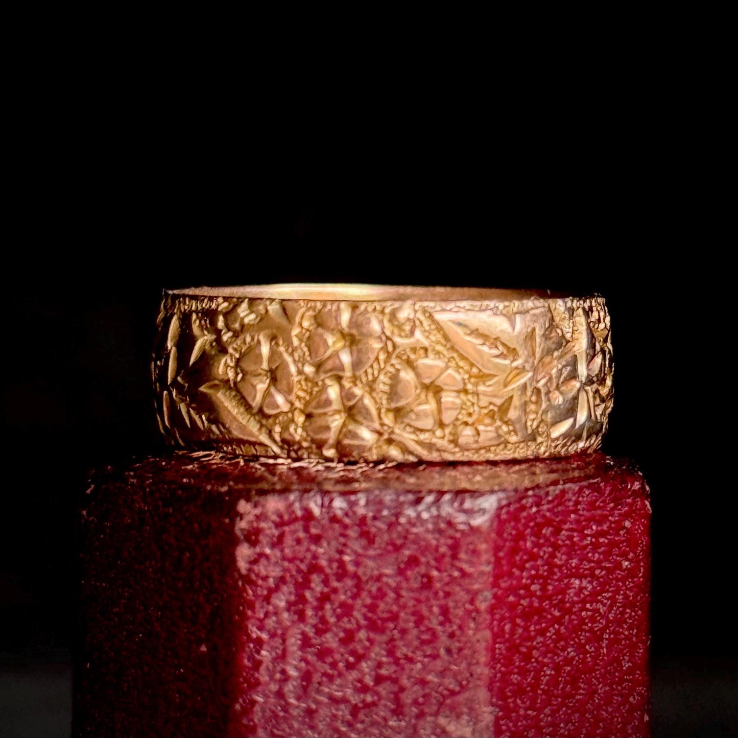Antique Orange Blossom Ring in 9 Carat Rose Gold, Circa 1915