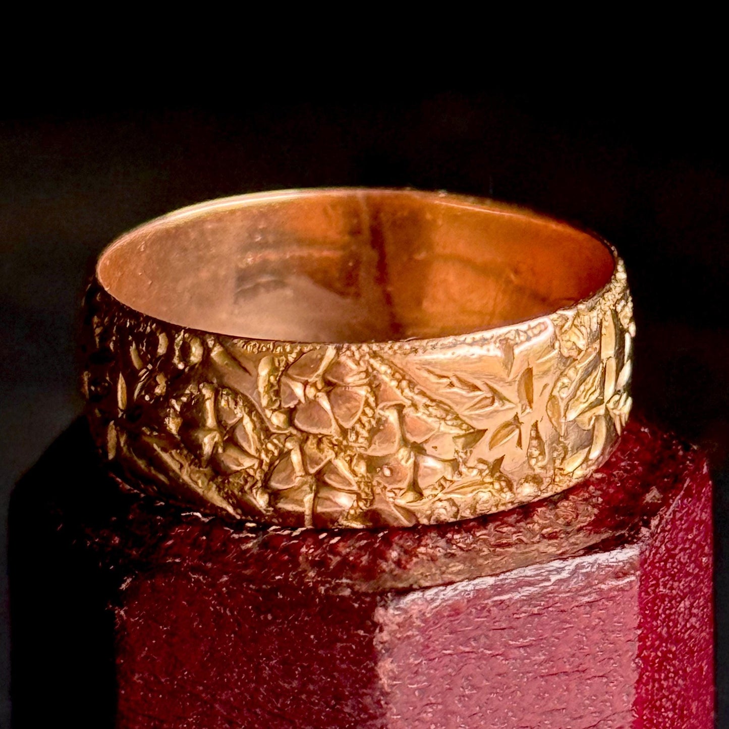 Antique Orange Blossom Ring in 9 Carat Rose Gold, Circa 1915