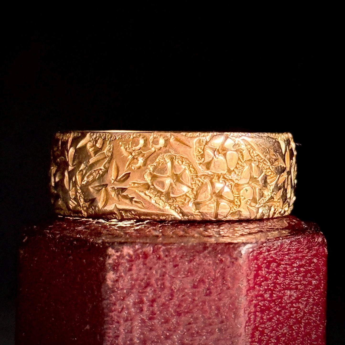 Antique Orange Blossom Ring in 9 Carat Rose Gold, Circa 1915