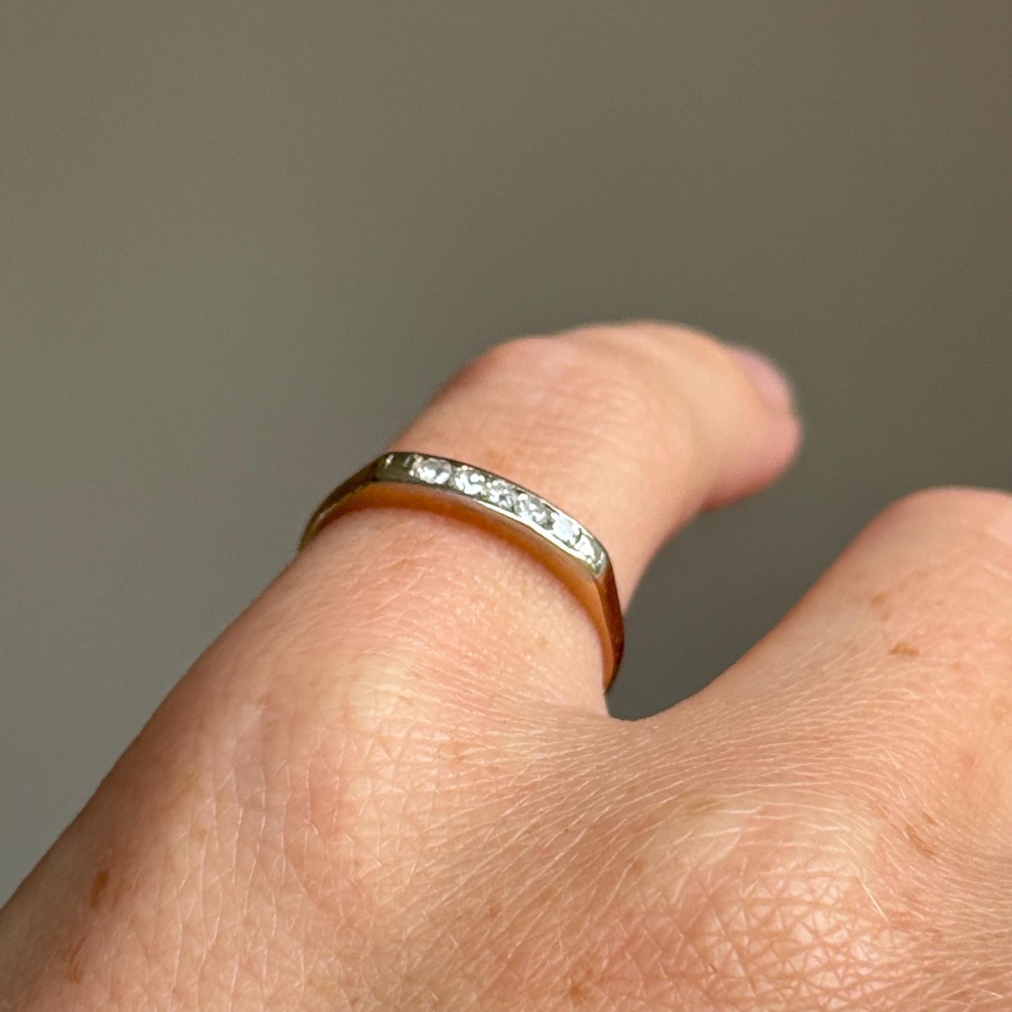 Vintage Five Stone Diamond Ring in 14 Carat Gold