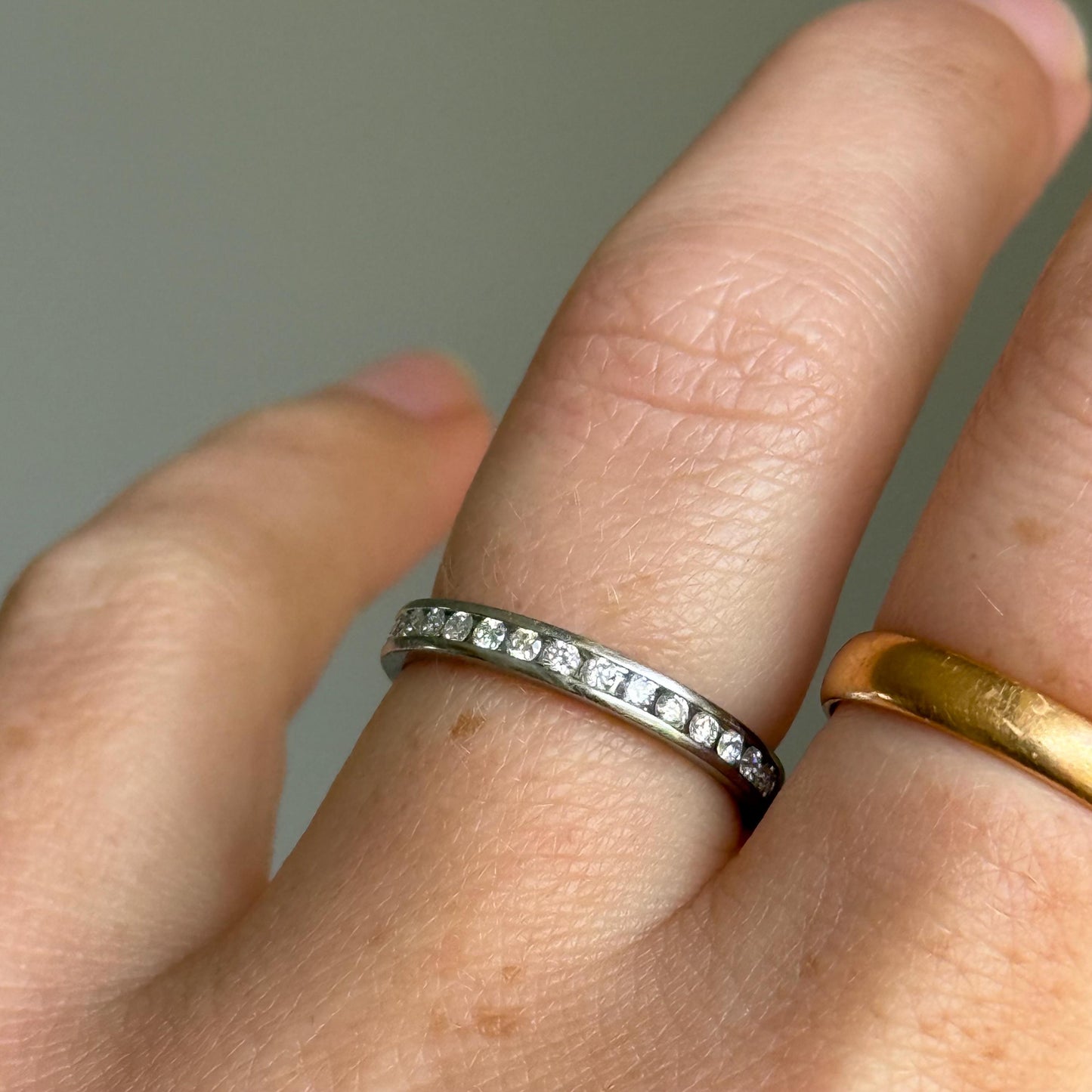 Preloved Diamond Ring in Platinum