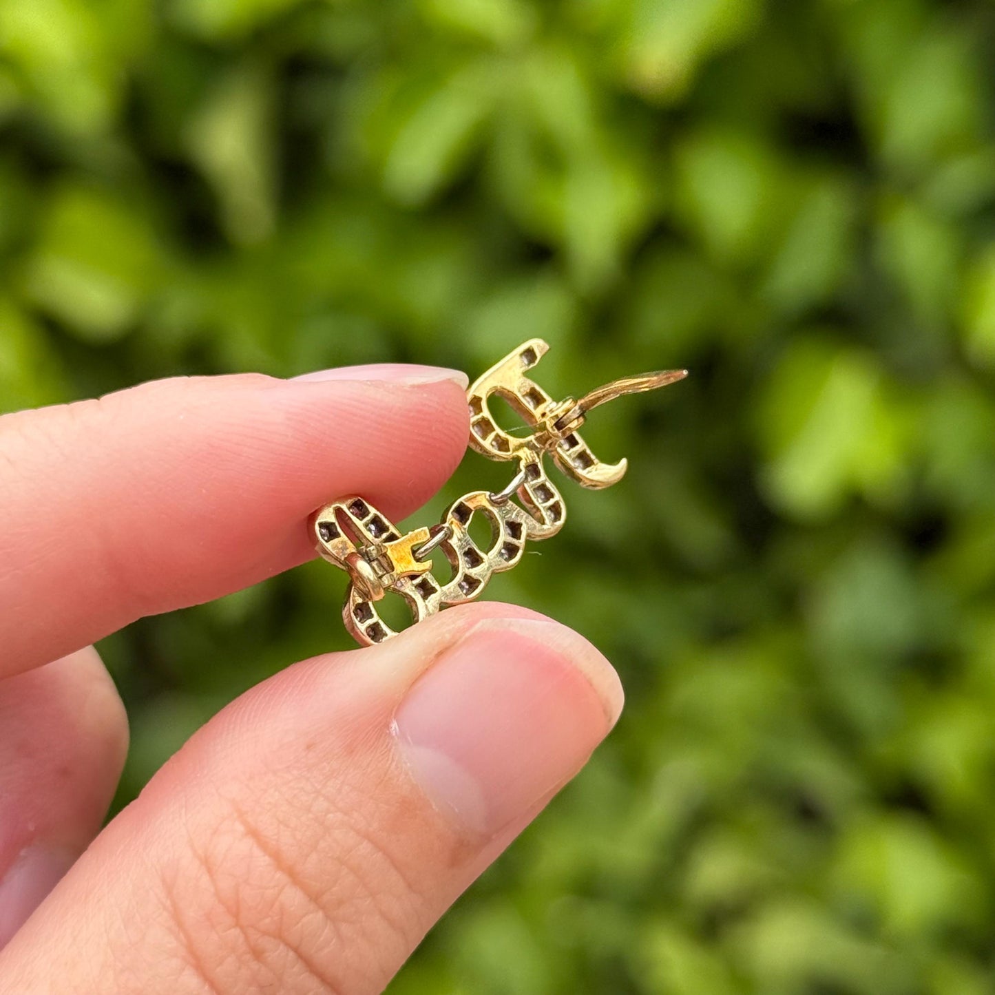 Antique 'Rab' Diamond Brooch in 18 Carat Gold; Circa 1900